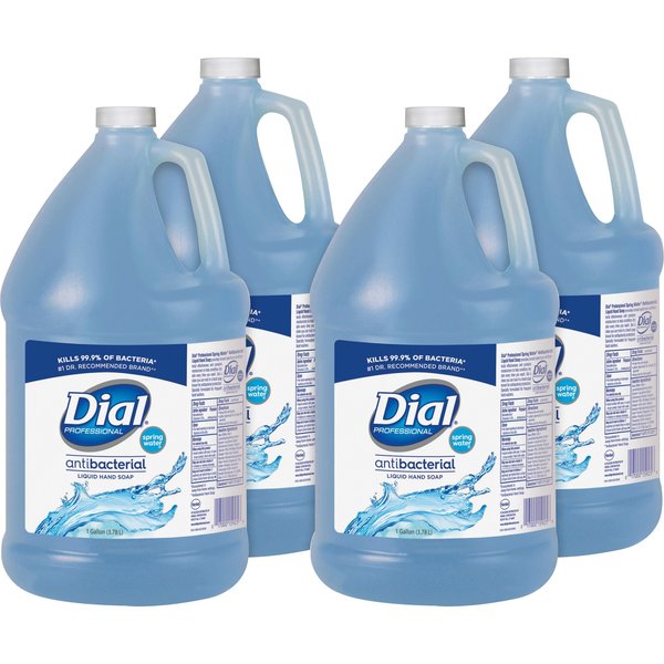Dial 1 gal (3.8 L) Spring Water Scent Liquid Hand Soap 4 PK DIA15926CT